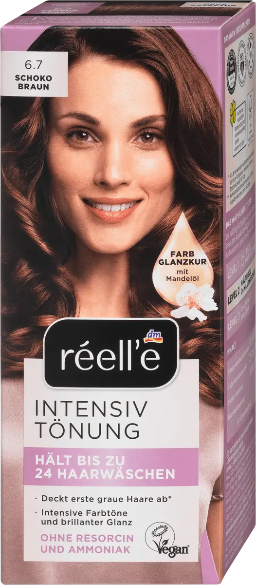 Интенсивный оттенок 6,7 шоколадно-коричневый 1 шт. réell‘e
Интенсивный оттенок 6,7 шоколадно-коричневый 1 шт. réell‘e