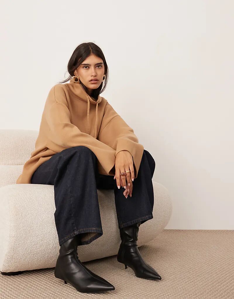 Джемпер с высоким воротом из плотной вязки премиум-класса цвета верблюжьей шерсти ASOS EDITION
Джемпер с высоким воротом из плотной вязки премиум-класса цвета верблюжьей шерсти ASOS EDITION