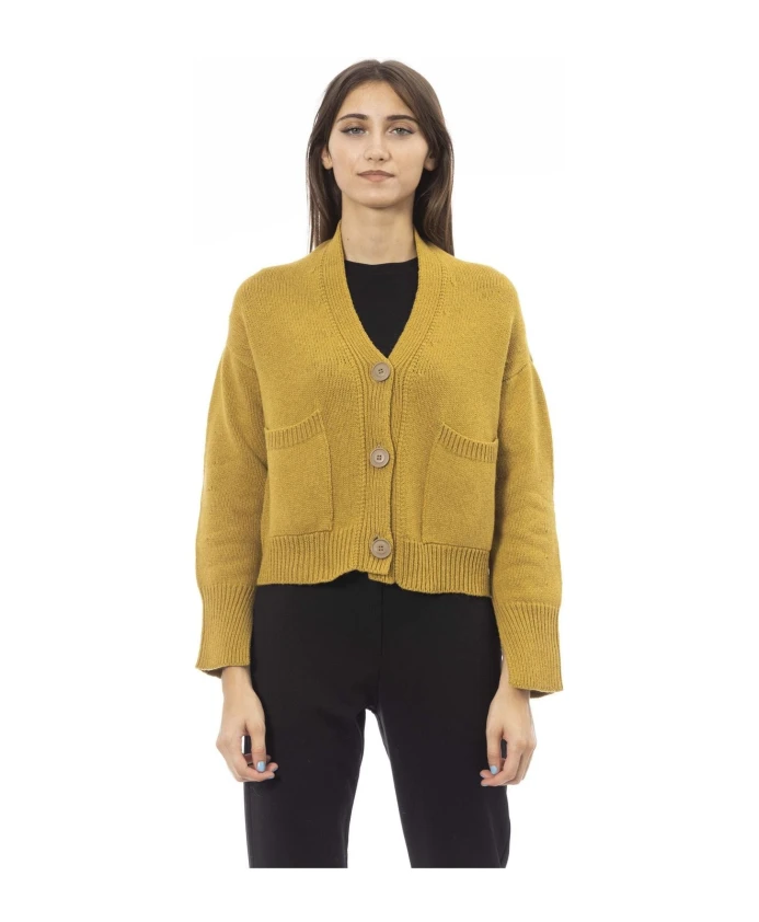 Кардиган вневременной элегантности Alpha Studio, желтый
Кардиган вневременной элегантности Alpha Studio, желтый