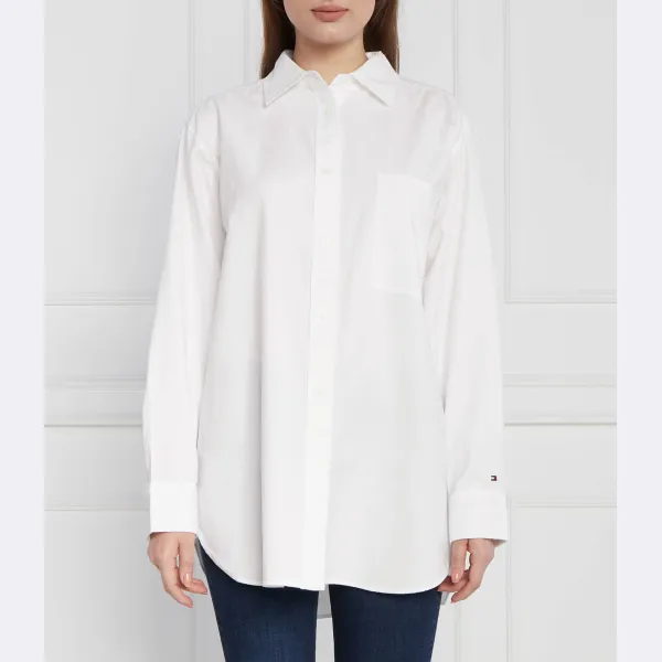 Оксфордская рубашка оверсайз Ls Tommy Hilfiger, белый
Оксфордская рубашка оверсайз Ls Tommy Hilfiger, белый