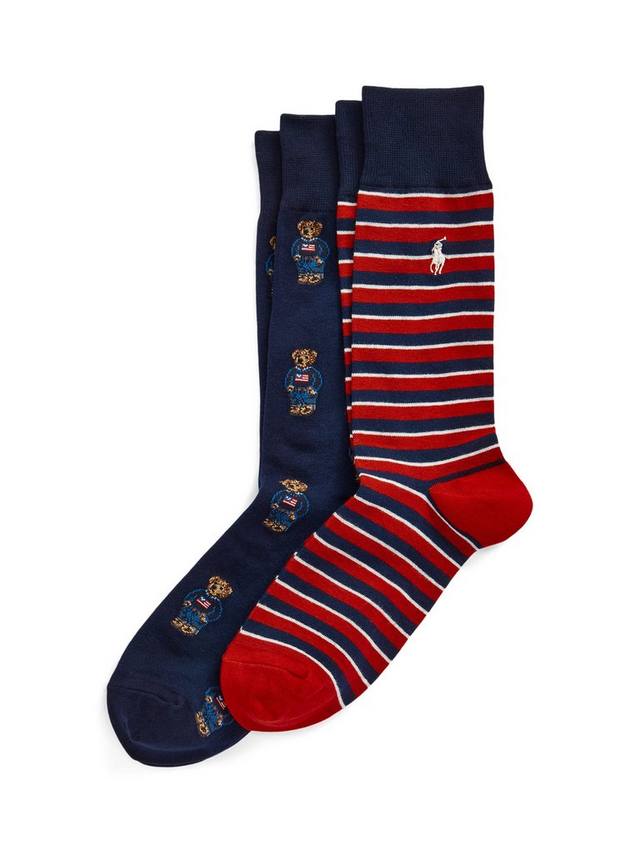 Носки Bear Stripe из хлопкового микса Ralph Lauren, Pack of 2
Носки Bear Stripe из хлопкового микса Ralph Lauren, Pack of 2