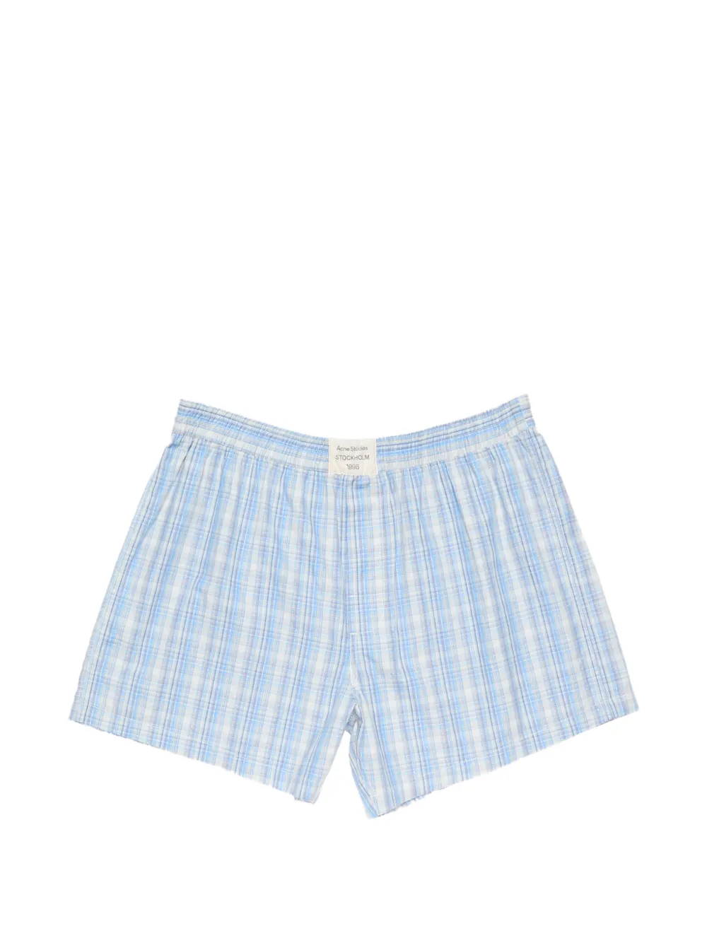 Шорты в клетку Acne Studios, синий
Шорты в клетку Acne Studios, синий