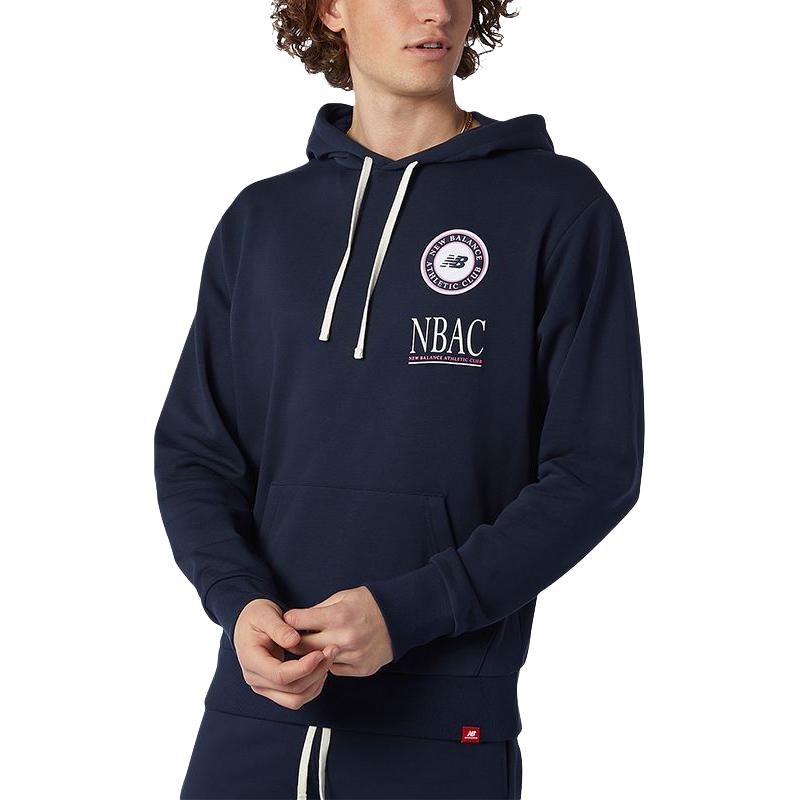New Balance Мужская толстовка с капюшоном, темно-синяя, средней толщины
New Balance Мужская толстовка с капюшоном, темно-синяя, средней толщины