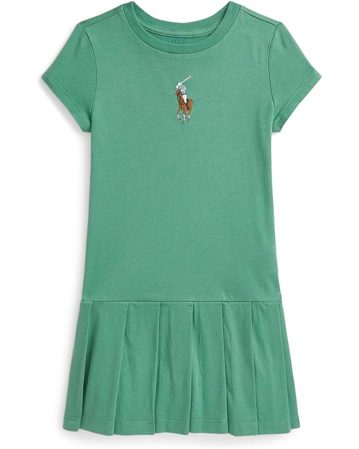 Платье Polo Ralph Lauren Kids Big Pony Pleated Cotton Jersey Dress, цвет Fairway Green
Платье Polo Ralph Lauren Kids Big Pony Pleated Cotton Jersey Dress, цвет Fairway Green
