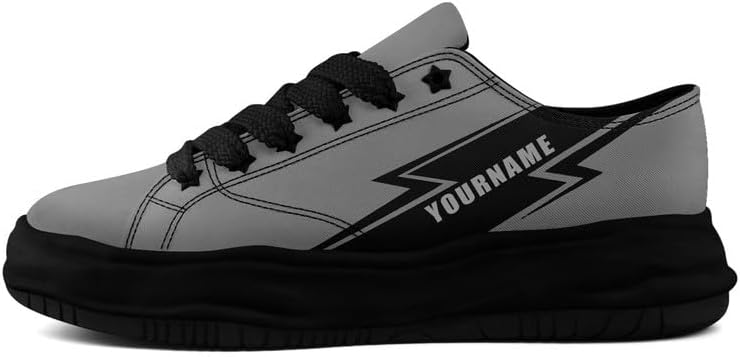 Кроссовки AWSOLE Custom Platform Canvas для мужчин и женщин, модные низкие повседневные туфли, классические удобные обувь для ходьбы, черный/серый
Кроссовки AWSOLE Custom Platform Canvas для мужчин и женщин, модные низкие повседневные туфли, классические удобные обувь для ходьбы, черный/серый