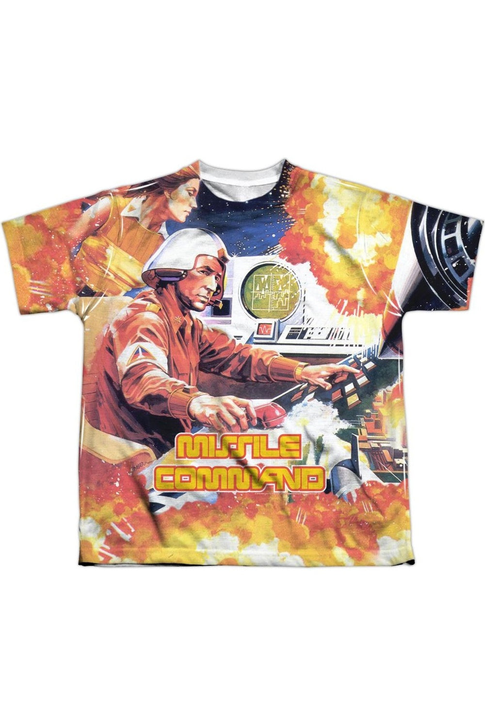 Детская футболка Atari Missle Commander с коротким рукавом Gildan, белый
Детская футболка Atari Missle Commander с коротким рукавом Gildan, белый