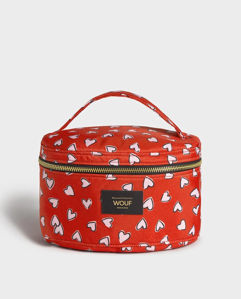Косметичка размера XL с ручкой сверху Wouf, красный
Косметичка размера XL с ручкой сверху Wouf, красный