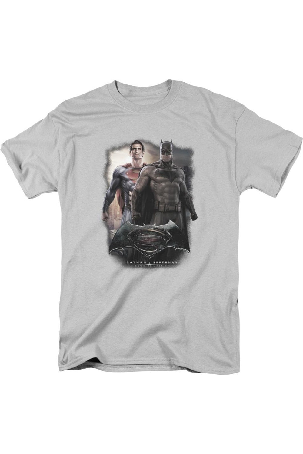 Футболка с коротким рукавом для взрослых Batman V Superman Dawn Gildan, серебряный
Футболка с коротким рукавом для взрослых Batman V Superman Dawn Gildan, серебряный