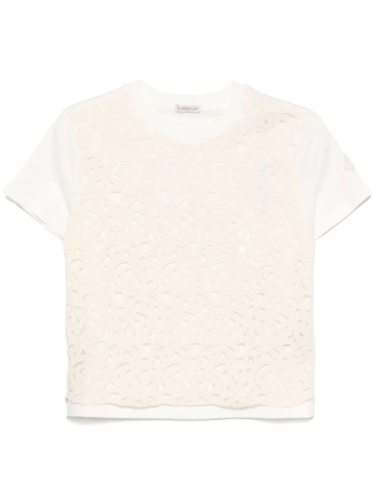 Футболка Moncler в технике макраме, белый
Футболка Moncler в технике макраме, белый