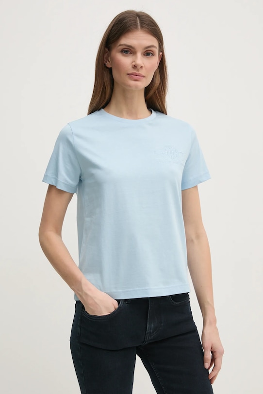 Хлопковая футболка Gant, синий
Хлопковая футболка Gant, синий
