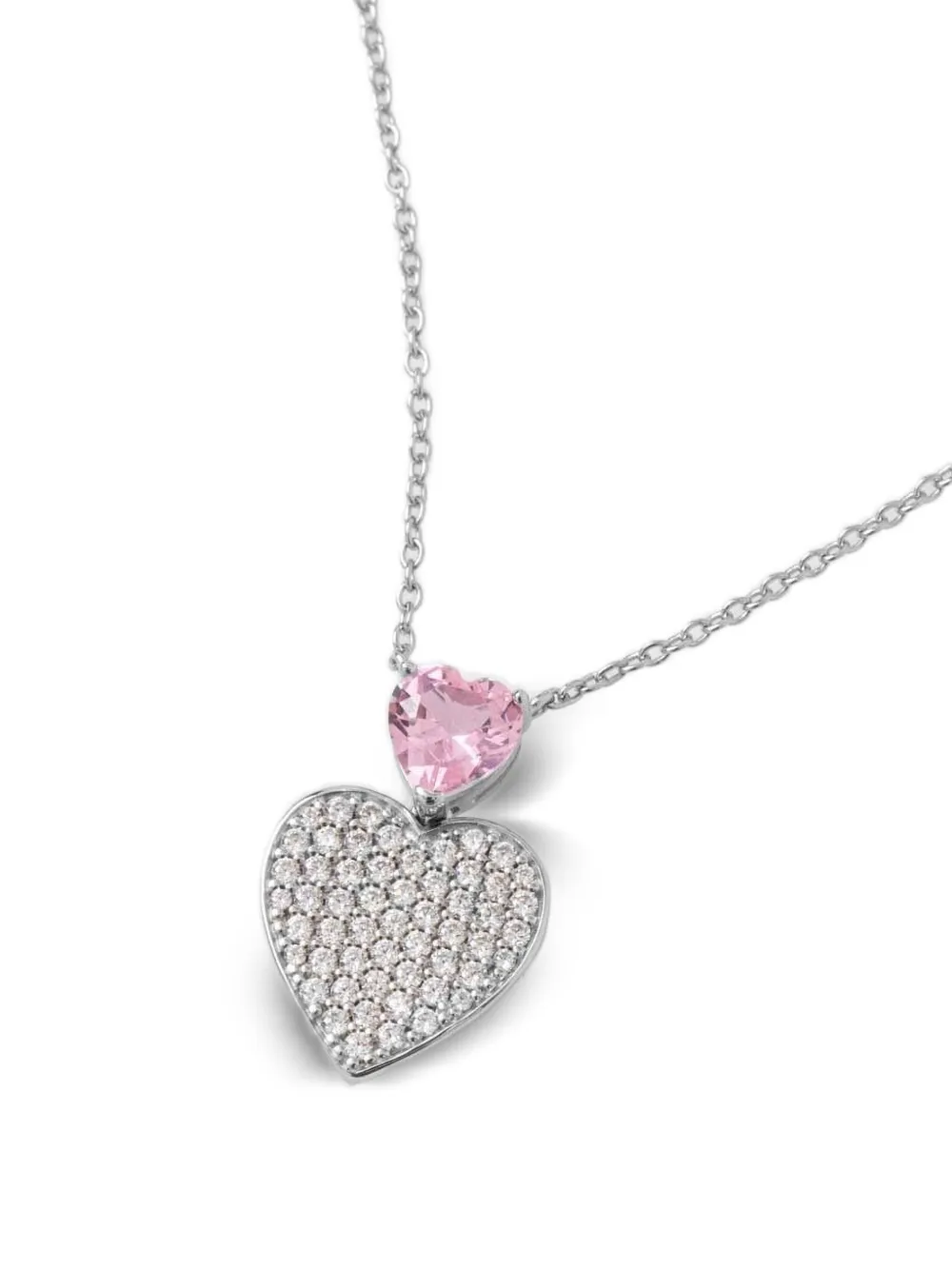 Ожерелье с двумя хрустальными сердцами Chiara Ferragni, серебряный
Ожерелье с двумя хрустальными сердцами Chiara Ferragni, серебряный