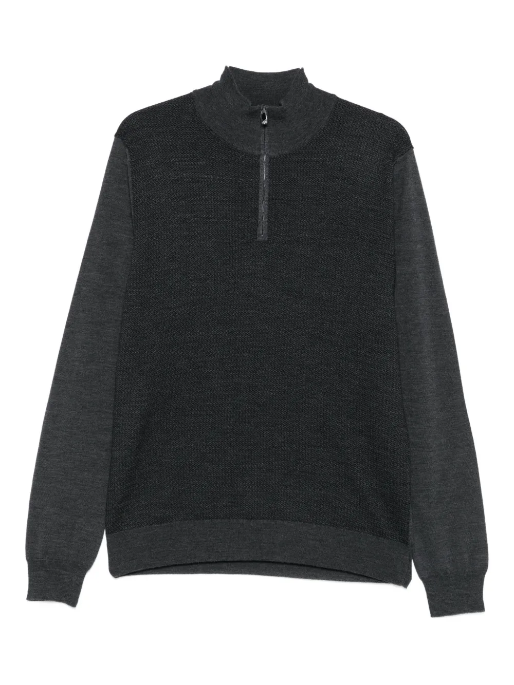 Свитер с застежкой-молнией спереди Corneliani, серый
Свитер с застежкой-молнией спереди Corneliani, серый