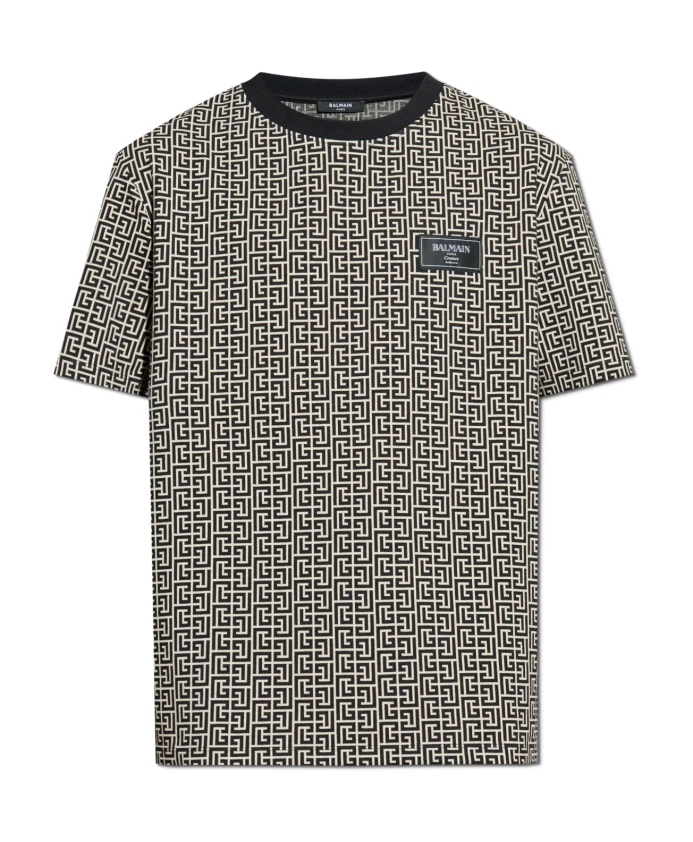 Футболка с монограммой Balmain, черный
Футболка с монограммой Balmain, черный