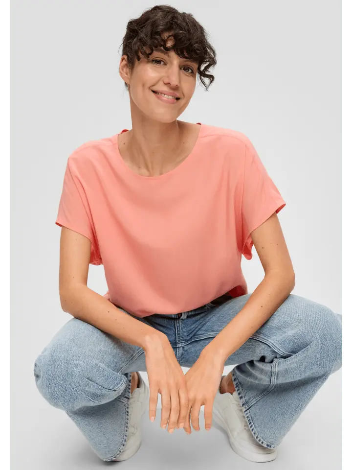 Блуза QS kurzarm, оранжевый
Блуза QS kurzarm, оранжевый