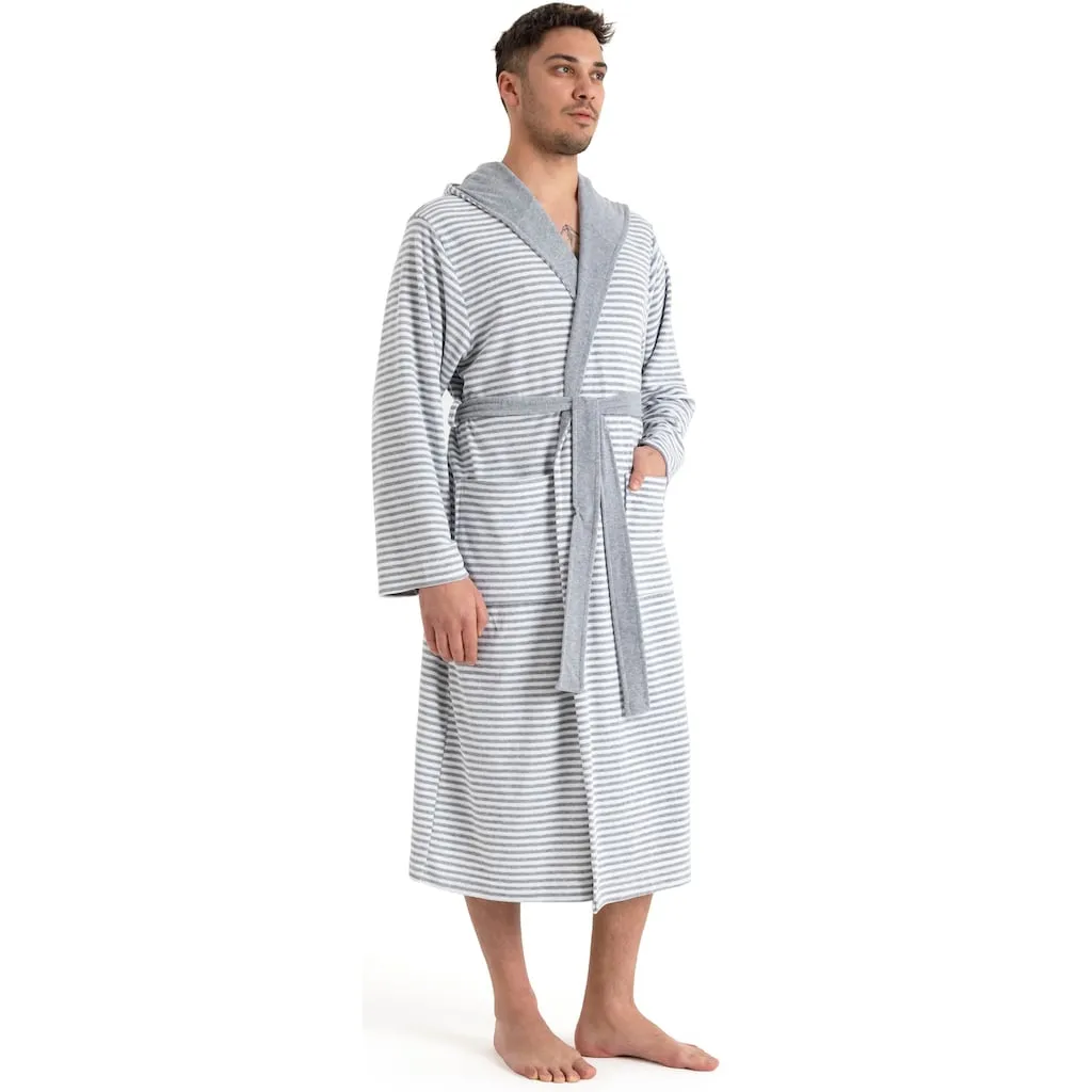 Мужской халат KangaROOS Luana, идеально подходит для сауны и спа, отельный халат, утренний халат, 1 шт., полосатый - мужской халат, полосатый, размеры S-4XL Kangaroos, серый/белый
Мужской халат KangaROOS Luana, идеально подходит для сауны и спа, отельный халат, утренний халат, 1 шт., полосатый - мужской халат, полосатый, размеры S-4XL Kangaroos, серый/белый