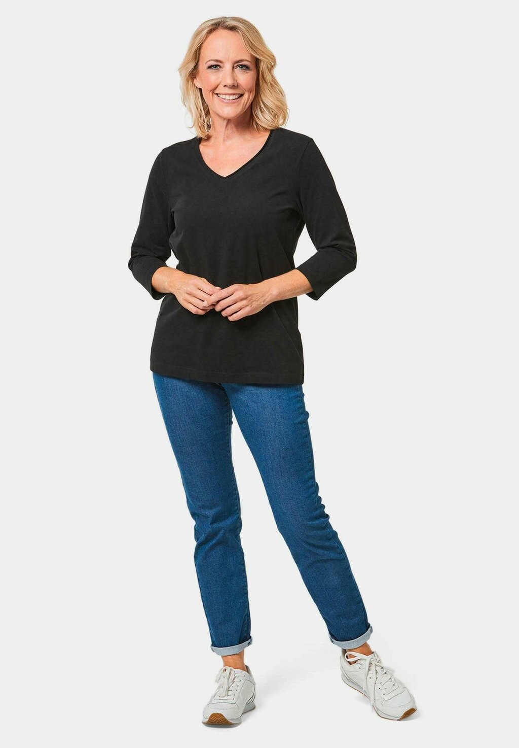 Топ с длинными рукавами GOLDNER, черный
Топ с длинными рукавами GOLDNER, черный