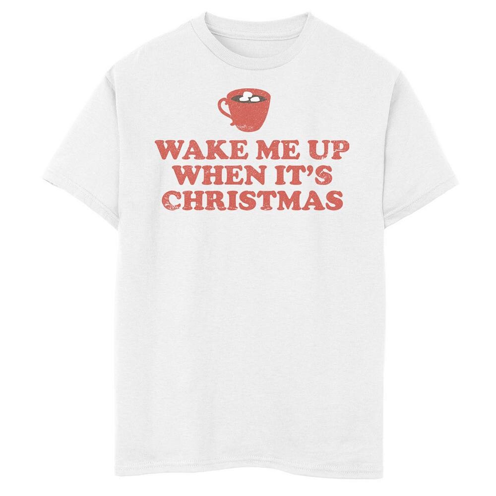 Футболка с рисунком для мальчиков 8–20 лет «Разбуди меня, когда наступит Рождество» Licensed Character, белый
Футболка с рисунком для мальчиков 8–20 лет «Разбуди меня, когда наступит Рождество» Licensed Character, белый