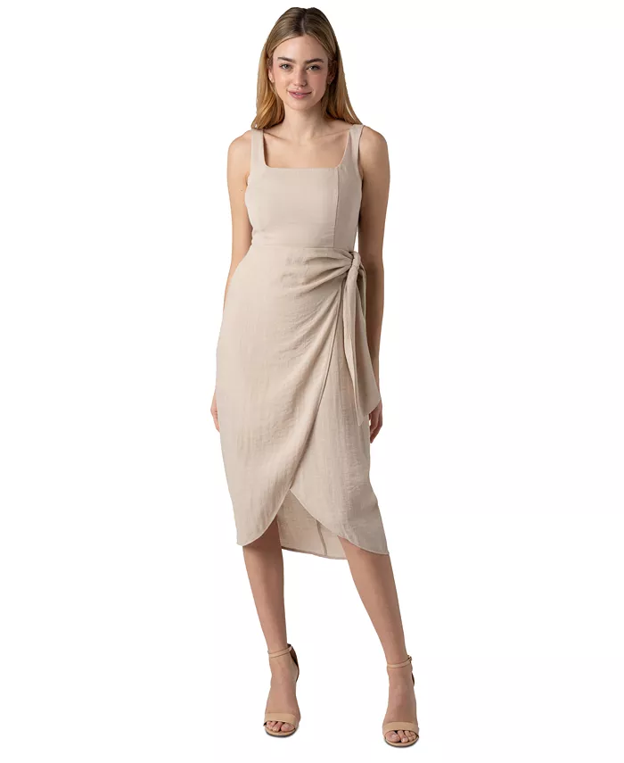 Женское миди-платье с завязками на боку Sam Edelman, коричневый/бежевый
Женское миди-платье с завязками на боку Sam Edelman, коричневый/бежевый