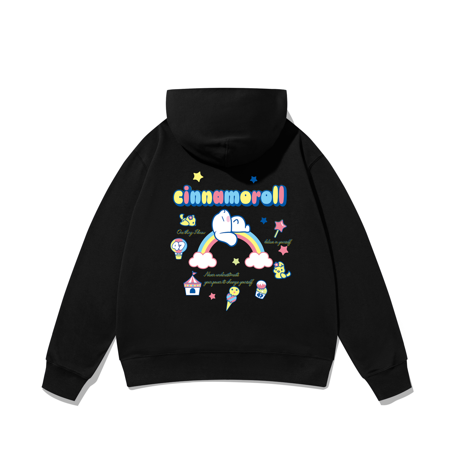 Свитшот Cinnamoroll Yugui Dog Unisex Sanrio, черный
Свитшот Cinnamoroll Yugui Dog Unisex Sanrio, черный