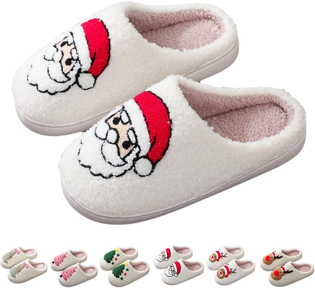 Рождественские тапочки ECNOTX для женщин и мужчин, праздничные плюшевые тапочки, милые мультяшные тапочки с эффектом памяти для пар, Santa Claus
Рождественские тапочки ECNOTX для женщин и мужчин, праздничные плюшевые тапочки, милые мультяшные тапочки с эффектом памяти для пар, Santa Claus