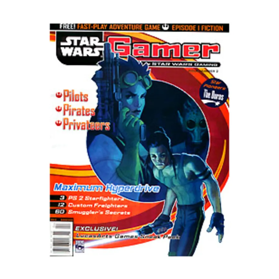 Журнал #2 "Pilots, Pirates, Privateers, Star Wars Fast Play Adventure Game", Star Wars Gamer (WOTC)
Журнал #2 "Pilots, Pirates, Privateers, Star Wars Fast Play Adventure Game", Star Wars Gamer (WOTC)