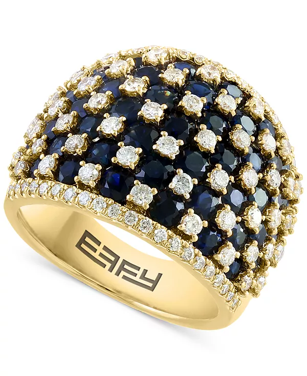 Кольцо Effy с изумрудом (3-3/4 карата) и бриллиантом (1-1/5 карата) из 14-каратного золота Effy Collection, sapphire
Кольцо Effy с изумрудом (3-3/4 карата) и бриллиантом (1-1/5 карата) из 14-каратного золота Effy Collection, sapphire