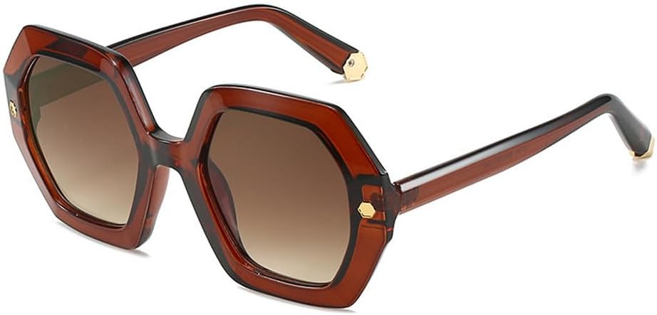 Винтажные солнцезащитные очки Polygon для женщин, модные, с металлическими заклепками, защита от УФ-излучения UV400, трендовые солнцезащитные очки с градиентным переходом для мужчин TKKTLLT, Brown Tea Gradient
Винтажные солнцезащитные очки Polygon для женщин, модные, с металлическими заклепками, защита от УФ-излучения UV400, трендовые солнцезащитные очки с градиентным переходом для мужчин TKKTLLT, Brown Tea Gradient