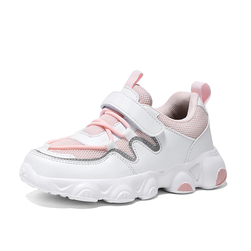 Детские кроссовки с низким верхом и амортизацией, износостойкие KUPE, розовый 
Детские кроссовки с низким верхом и амортизацией, износостойкие KUPE, розовый