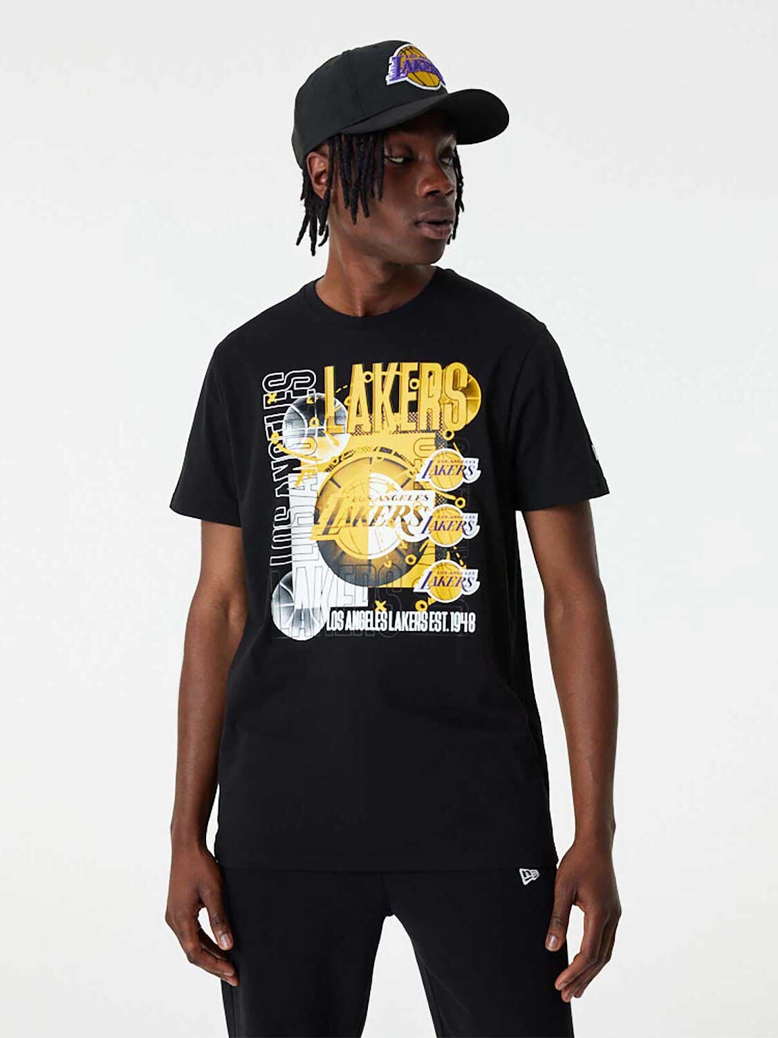 Футболка New Era NBA LOS LAKERS, черный 
Футболка New Era NBA LOS LAKERS, черный