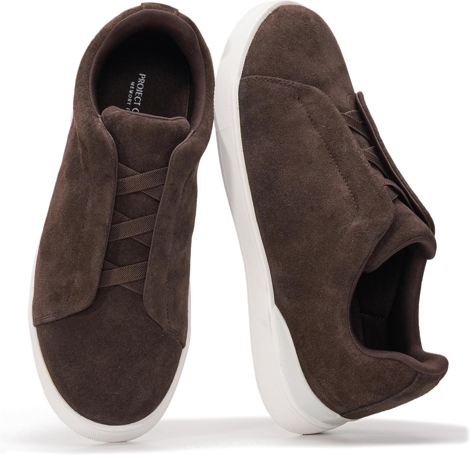 Мужские кроссовки Project Cloud с стелькой из настоящей кожи и памяти формы - легкие и противоскользящие кроссовки для мужчин, повседневные кроссовки без шнурков (Hudson), коричневый/шоколадный
Мужские кроссовки Project Cloud с стелькой из настоящей кожи и памяти формы - легкие и противоскользящие кроссовки для мужчин, повседневные кроссовки без шнурков (Hudson), коричневый/шоколадный