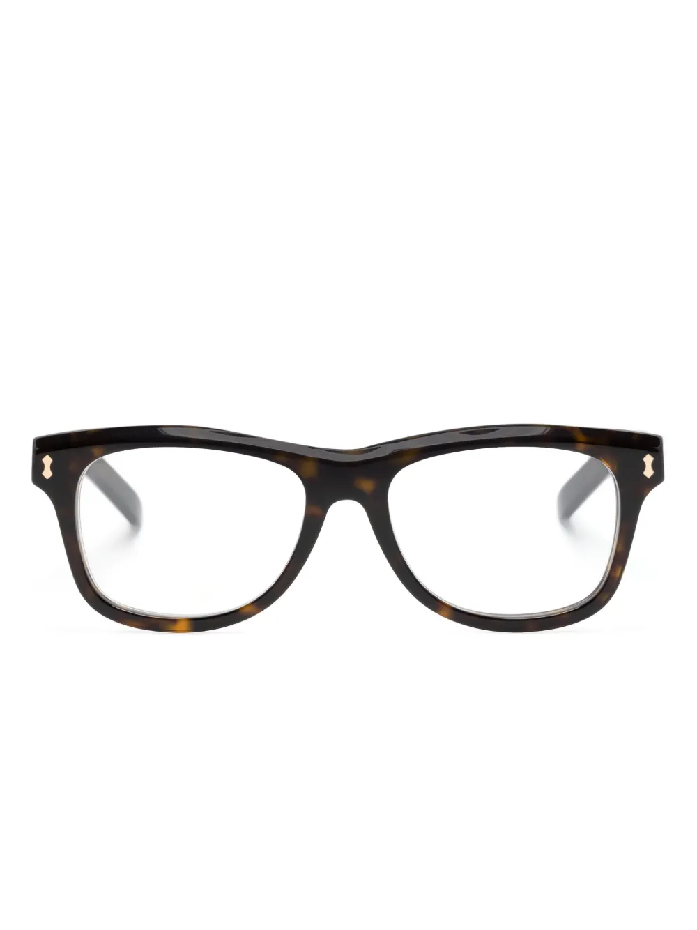 Очки в квадратной оправе черепаховой расцветки Gucci Eyewear, коричневый
Очки в квадратной оправе черепаховой расцветки Gucci Eyewear, коричневый