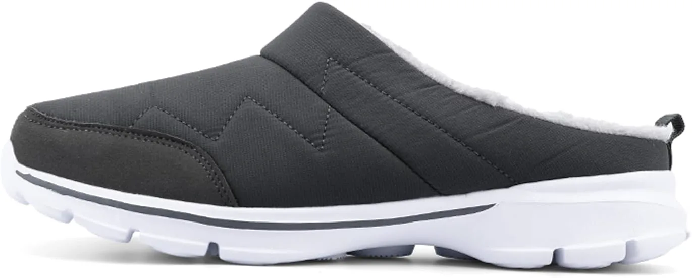 Женские теплые шлепанцы для прогулок, мужские тапочки с поддержкой свода стопы, зимние шлепанцы с меховой подкладкой, тапочки для носки дома и на улице Eliogn, темно-серый
Женские теплые шлепанцы для прогулок, мужские тапочки с поддержкой свода стопы, зимние шлепанцы с меховой подкладкой, тапочки для носки дома и на улице Eliogn, темно-серый