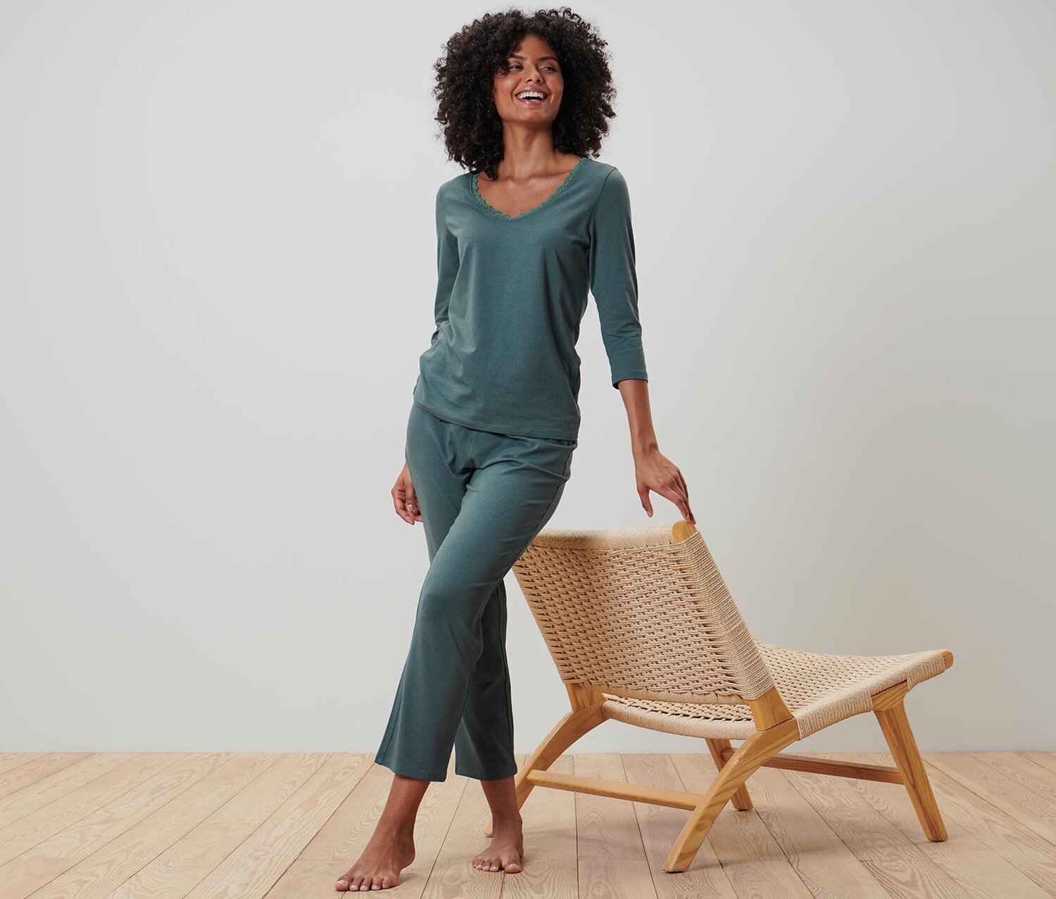 Пижама Tchibo, бензиновый 
Пижама Tchibo, бензиновый