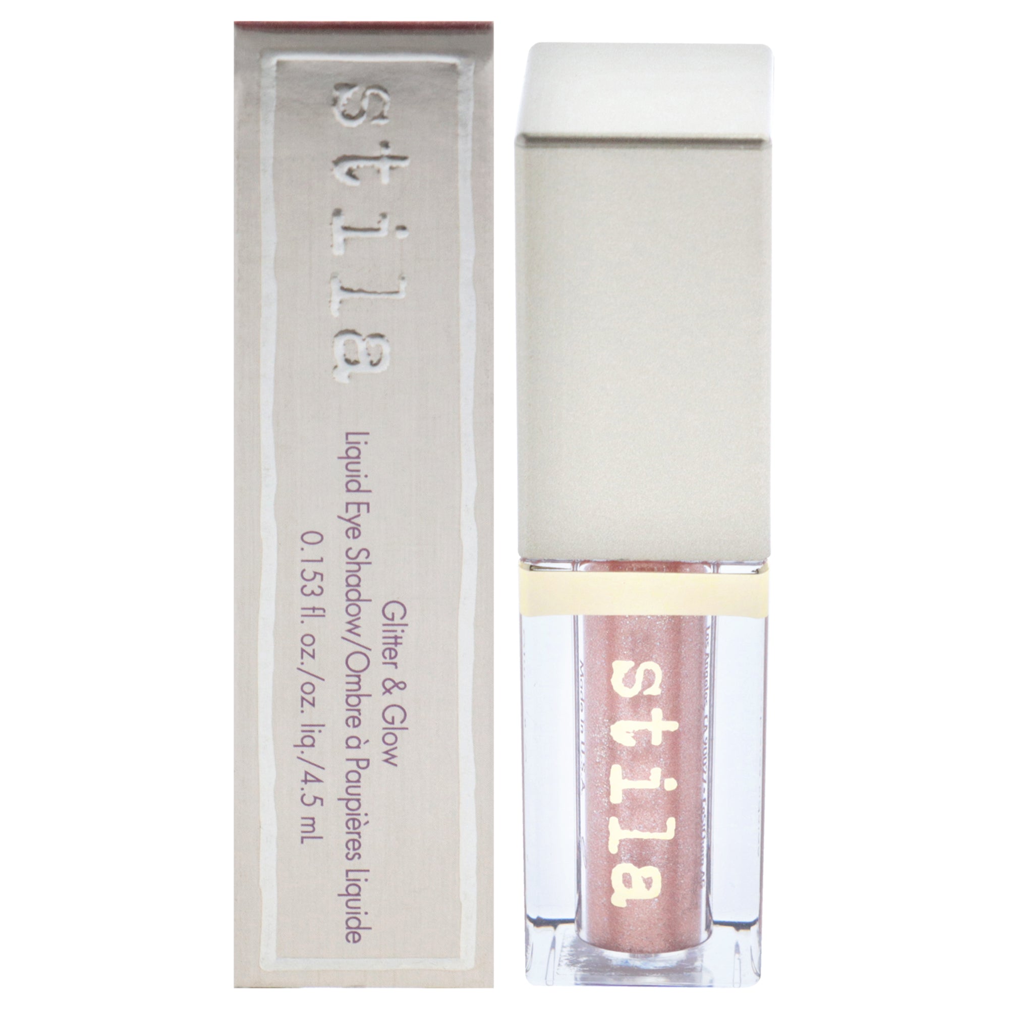 Жидкие тени для век Glitter and Glow Liquid Eye Shadow - Rose Gold Retro от Stila для женщин - 0,153 унции
Жидкие тени для век Glitter and Glow Liquid Eye Shadow - Rose Gold Retro от Stila для женщин - 0,153 унции