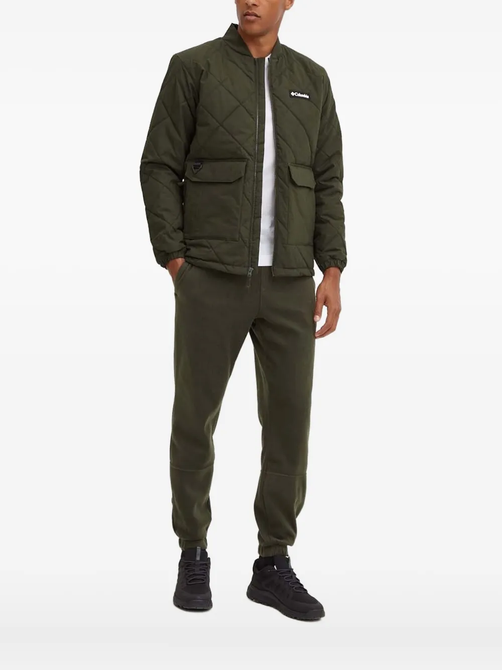 Стеганая куртка Columbia, зеленый 
Стеганая куртка Columbia, зеленый