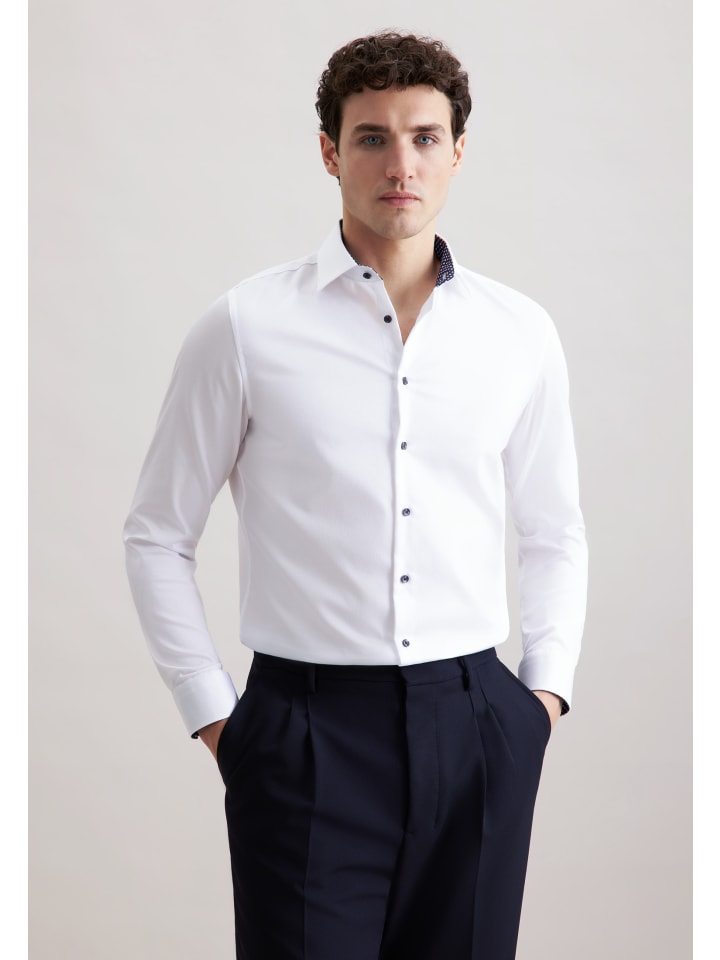 Seidensticker Деловая рубашка белого цвета
Seidensticker Деловая рубашка белого цвета