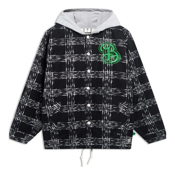 Куртка badfive anti warrior вышитая куртка с капюшоном Li-Ning, черный 
Куртка badfive anti warrior вышитая куртка с капюшоном Li-Ning, черный