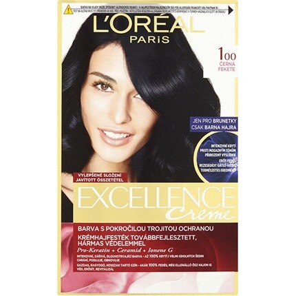 Excellence Creme Triple Protection 100 Черный Стойкий Краситель Для Волос 48мл L'Oréal Paris
Excellence Creme Triple Protection 100 Черный Стойкий Краситель Для Волос 48мл L'Oréal Paris