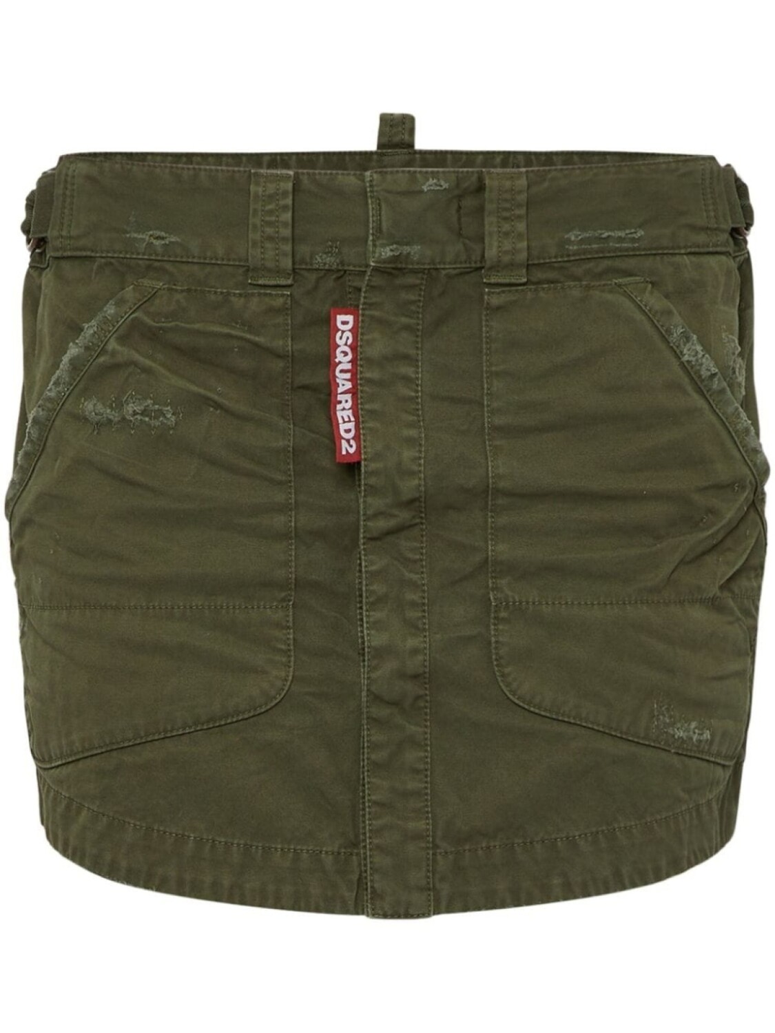 DSQUARED2 юбка мини с эффектом потертости, зеленый
DSQUARED2 юбка мини с эффектом потертости, зеленый