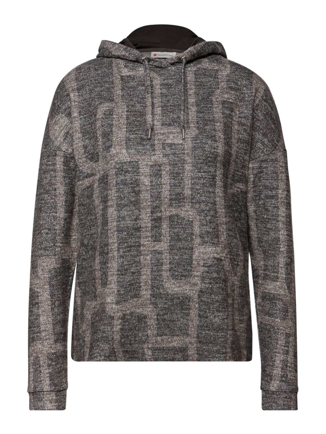 STREET ONE Лонгслив в цвете Brocade, темно-коричневая
STREET ONE Лонгслив в цвете Brocade, темно-коричневая