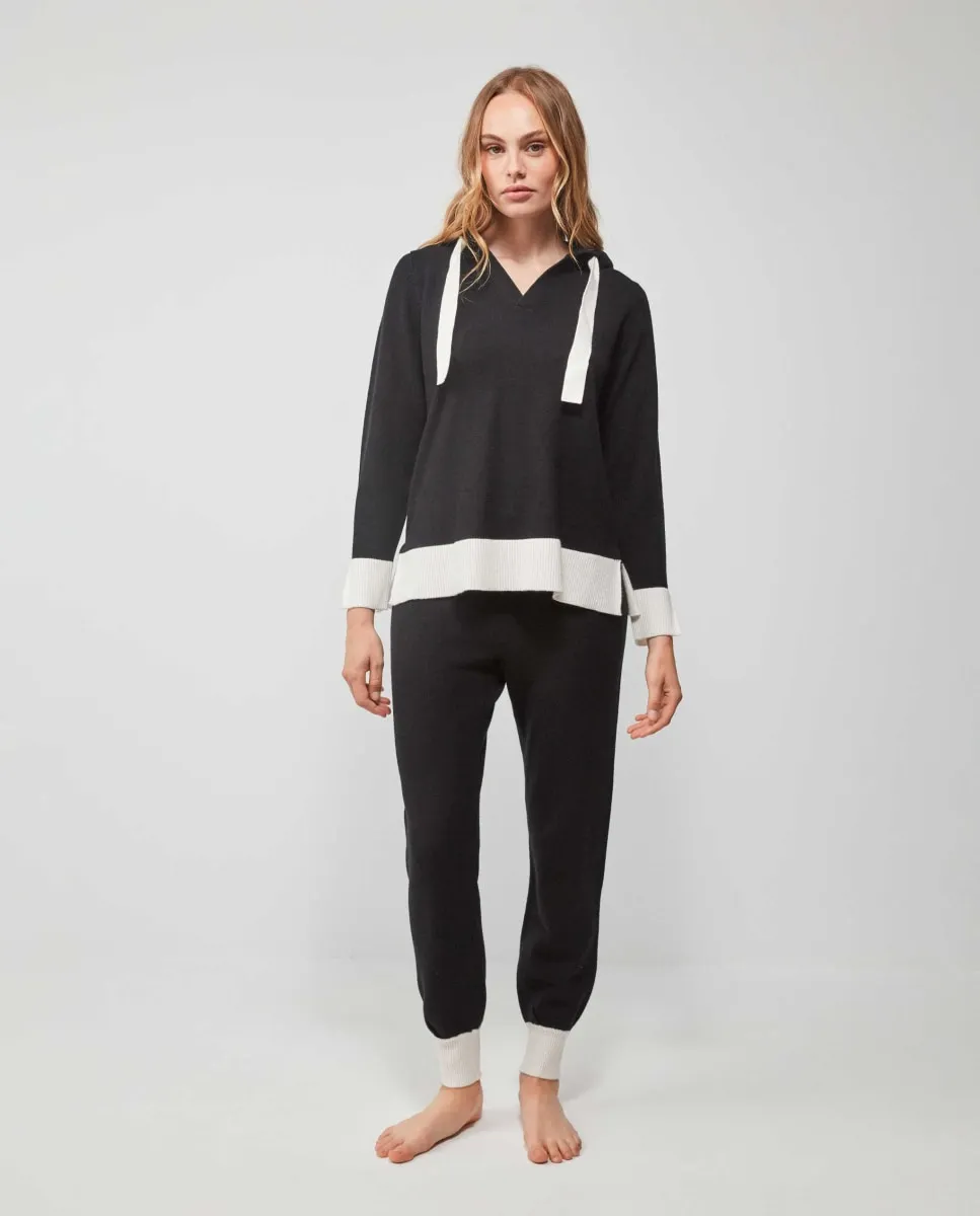 Женский комплект из толстовки и длинных брюк Gisela, черный
Женский комплект из толстовки и длинных брюк Gisela, черный