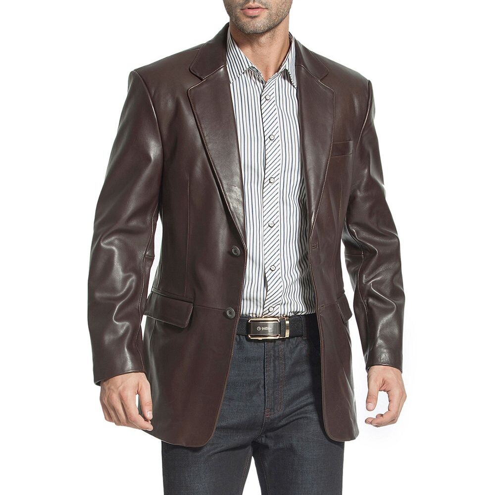 Мужской кожаный пиджак Bgsd Richard BGSD, коричневый
Мужской кожаный пиджак Bgsd Richard BGSD, коричневый