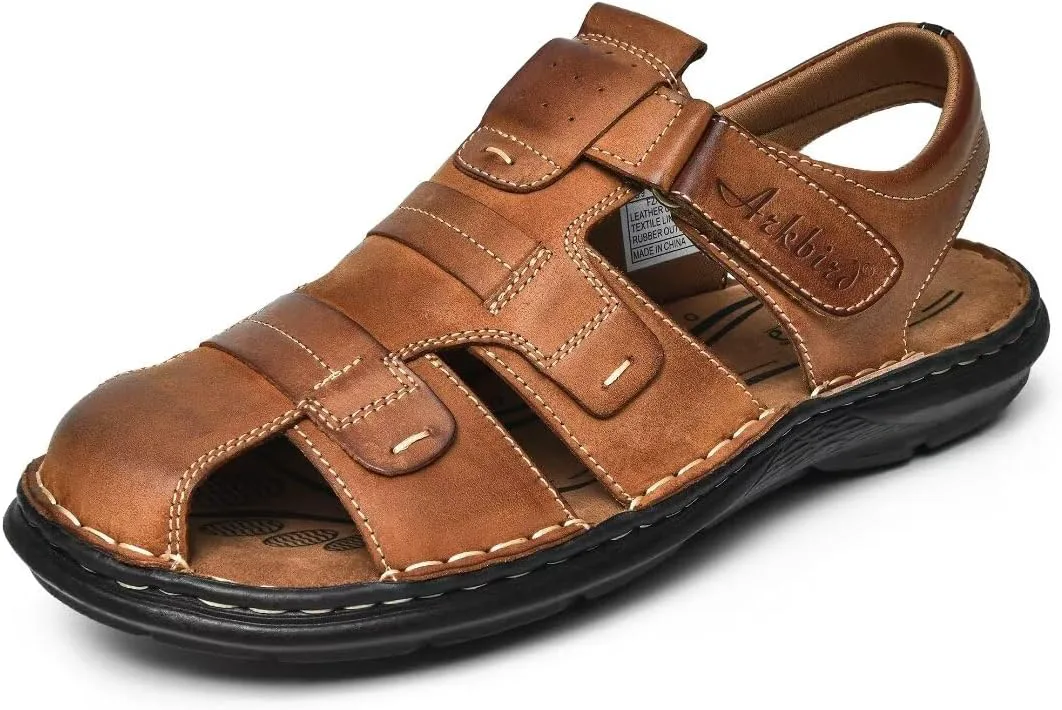 Мужские сандалии Arkbird, закрытый носок, кожаные рыбацкие для прогулок на открытом воздухе и спорта, летние, коричневый
Мужские сандалии Arkbird, закрытый носок, кожаные рыбацкие для прогулок на открытом воздухе и спорта, летние, коричневый