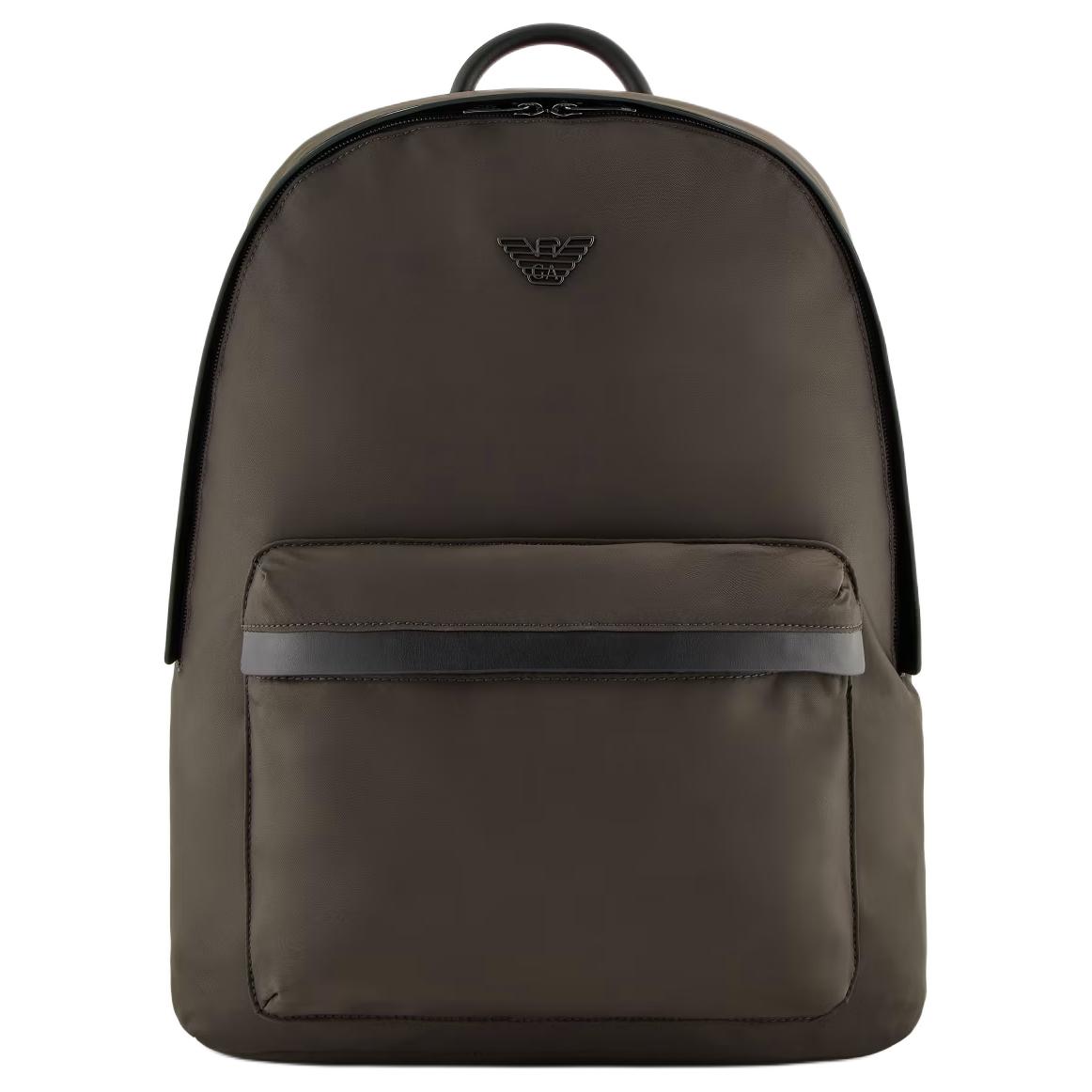 EMPORIO ARMANI Мужской рюкзак из переработанного нейлона коричневый зеленый
EMPORIO ARMANI Мужской рюкзак из переработанного нейлона коричневый зеленый