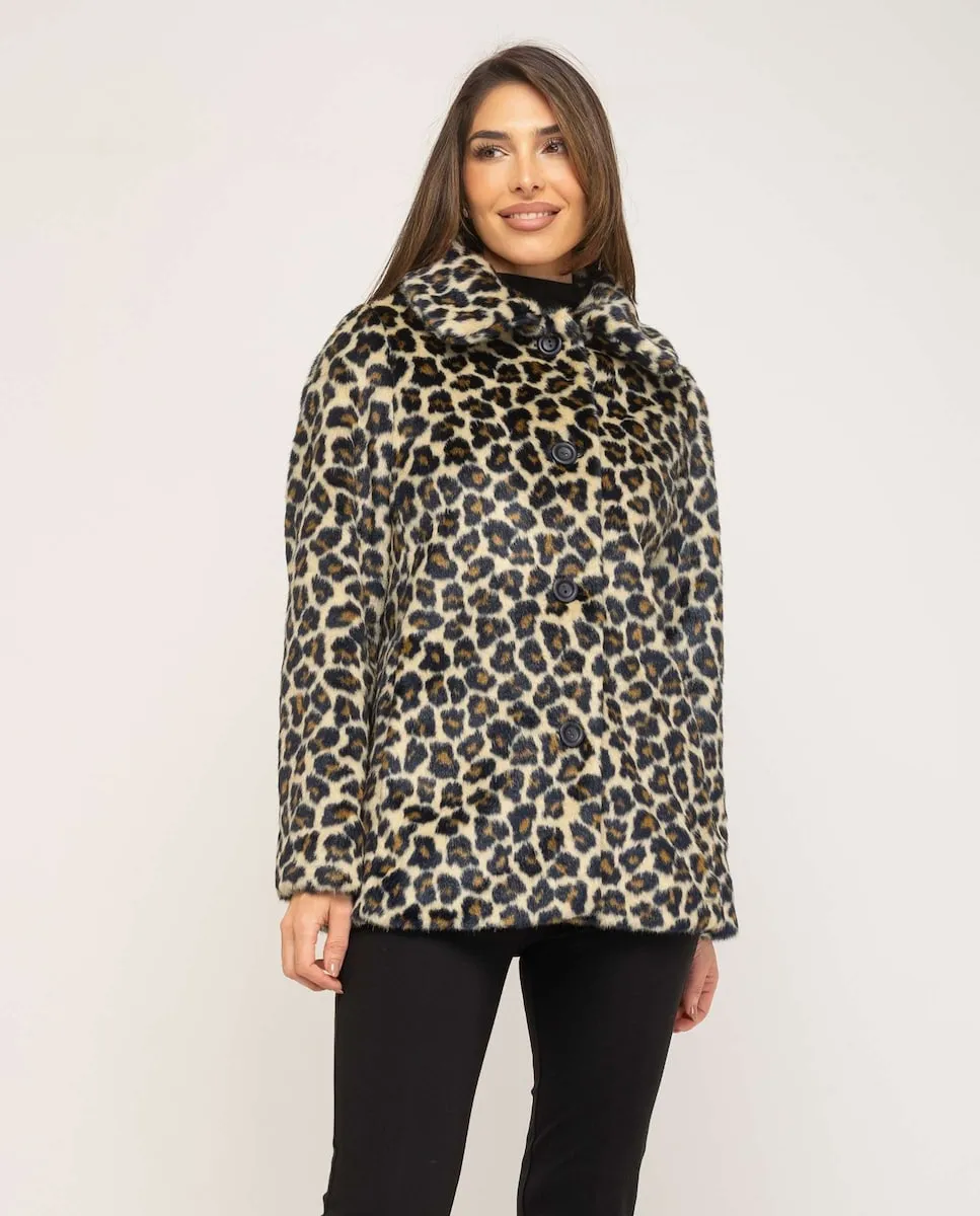 Женское пальто из искусственного меха с отложным воротником Fsh, мультиколор
Женское пальто из искусственного меха с отложным воротником Fsh, мультиколор