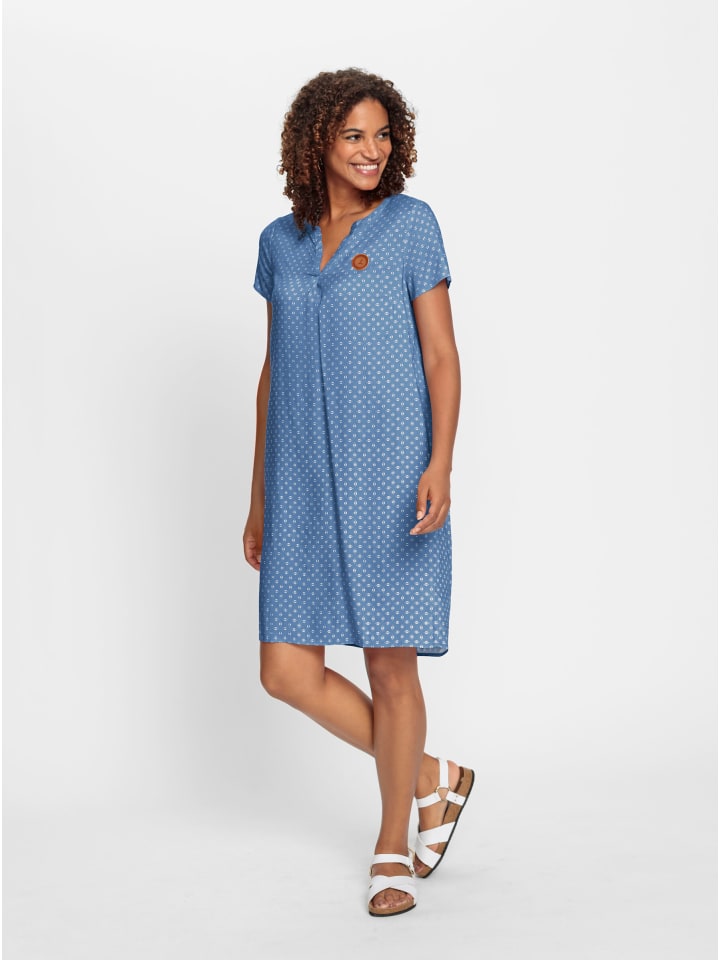 Платье с принтом в средне-синем и белом цветах WITT WEIDEN
Платье с принтом в средне-синем и белом цветах WITT WEIDEN