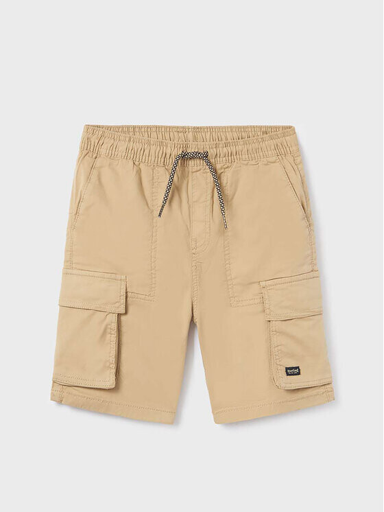 Тканевые шорты Mayoral, бежевый
Тканевые шорты Mayoral, бежевый