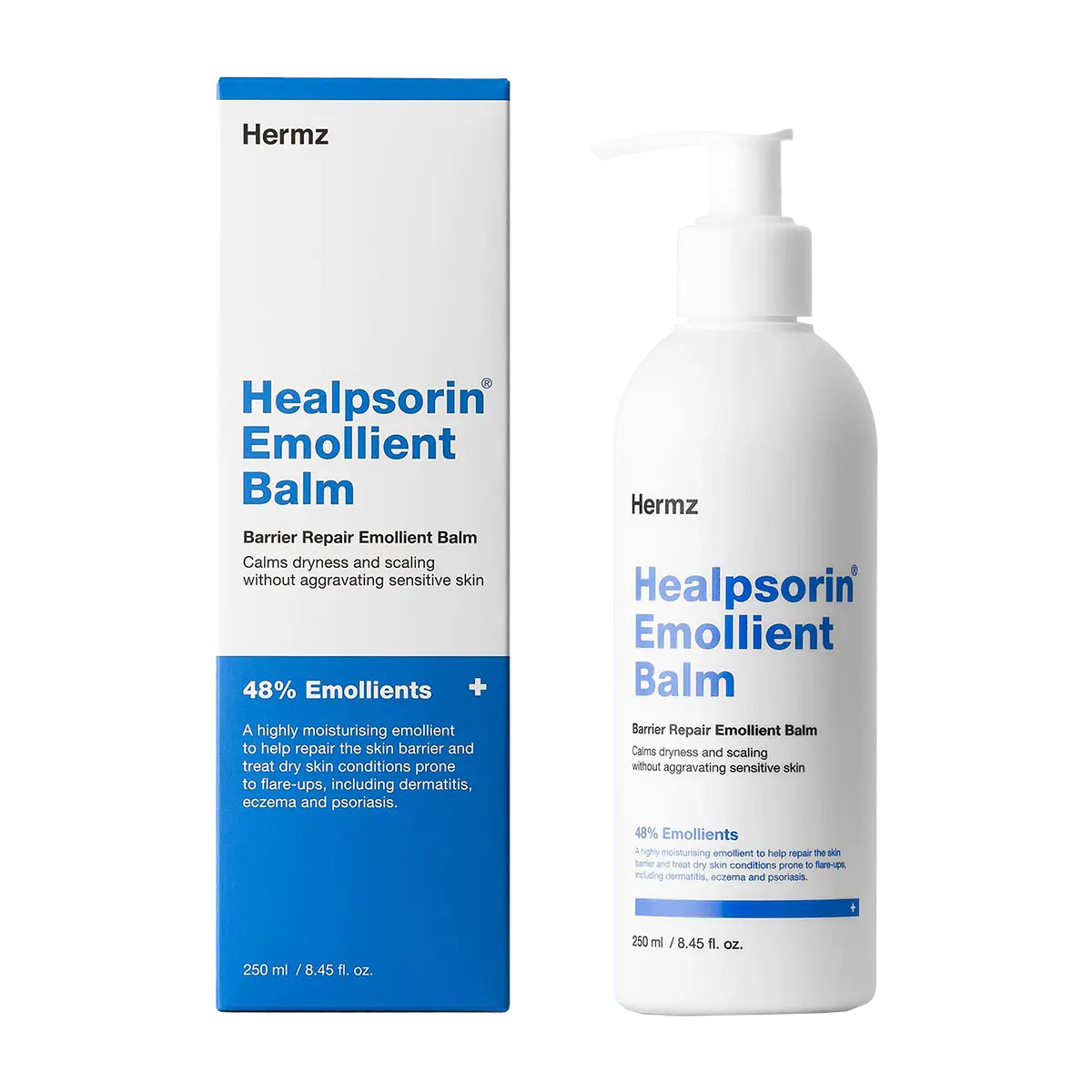 Смягчающий бальзам для тела Hermz Healpsorin, 250 мл
Смягчающий бальзам для тела Hermz Healpsorin, 250 мл