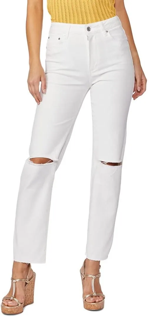 PAIGE Женские джинсы Stella Ultra High Rise Straight Leg 29" в цвете Bare White Destructed
PAIGE Женские джинсы Stella Ultra High Rise Straight Leg 29" в цвете Bare White Destructed
