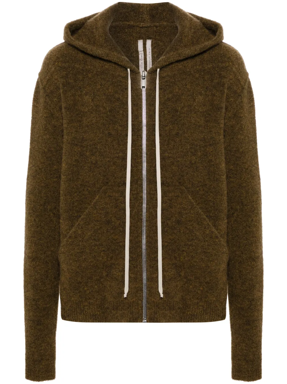 Худи с приспущенными плечами Rick Owens, коричневый 
Худи с приспущенными плечами Rick Owens, коричневый